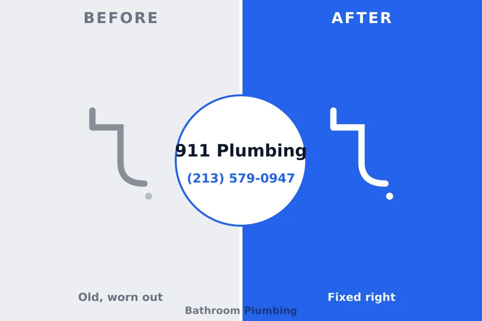 Before and after: plumbing repair Village of Oak Creek, AZ